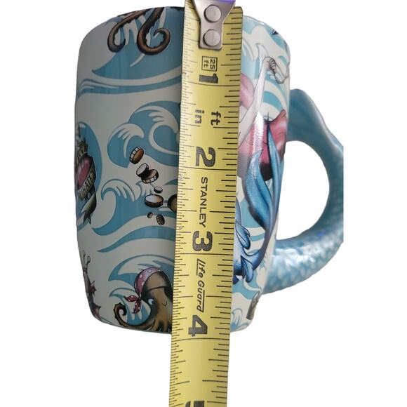 Disney Pirates of the Caribbean Coffee Cup Sailors Beware Tail for a Handle - Picture 9 of 10